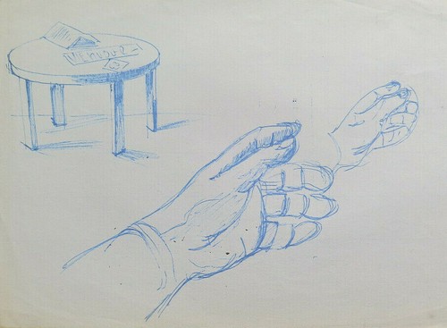 Vecchio disegno penna carta - penna,