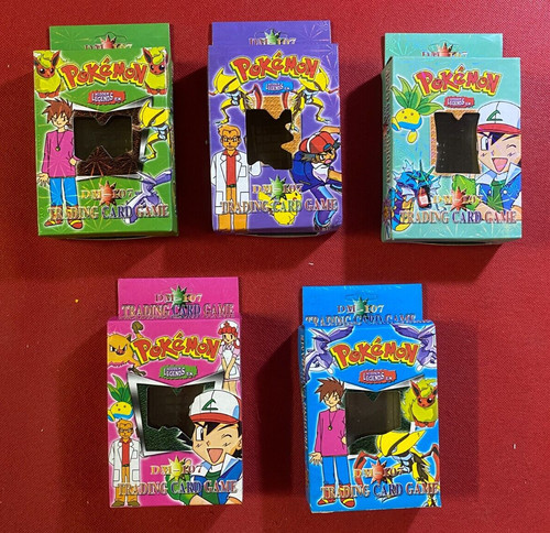 Pokemon scatole box - 5, vuote