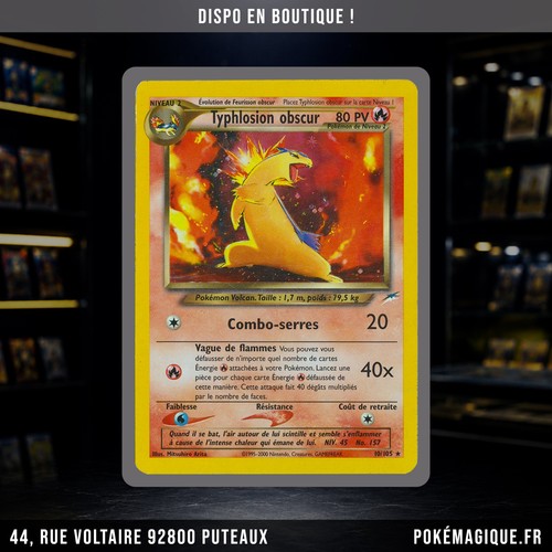Carte pokemon typhlosion - carte,