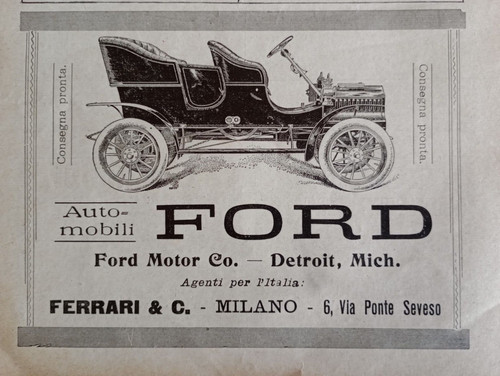 Pubblicità ford motor co - &,