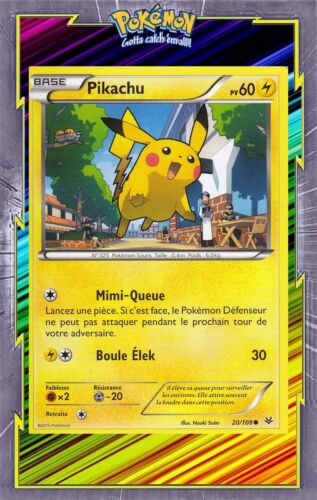 Pikachu xy06 ciel rugissant - xy06:ciel,