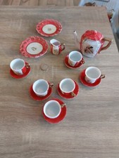 Set Di Vecchia Porcellana Da Gioco