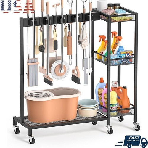 Broom holder storage - 2,
