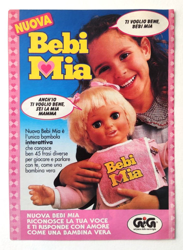 Pubblicita nuova bebi mia - pubblicita', gig