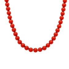 Collana girocollo sfere pasta
