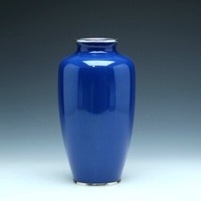 Vaso cloisonnée blu stile