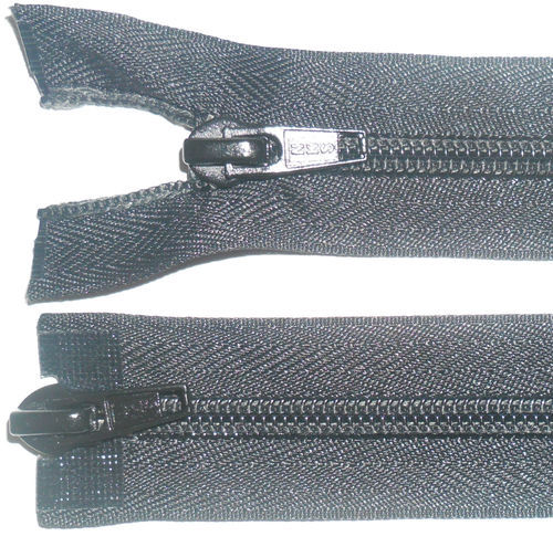 Zip nero 56cm - zip, nylon