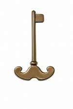 CHIAVE PASSEPARTOUT PORTE INTERNE E MOBILI VALLI & COLOMBO OTTONE BRONZO VINTAGE