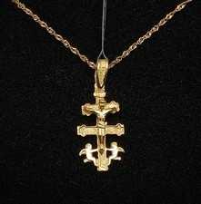 Pendente E Catena Oro 18K 750