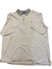 Polo Ralph Lauren uomo manica corta polo taglia XL grigio e bianco grigio pony