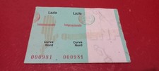 BIGLIETTO CALCIO LAZIO INTER CURVA NORD AUTOGRAFO RUBEN SOSA