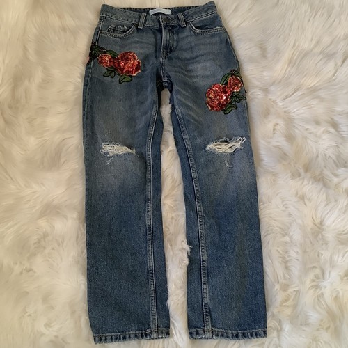 Jeans donna zara - basic, denim