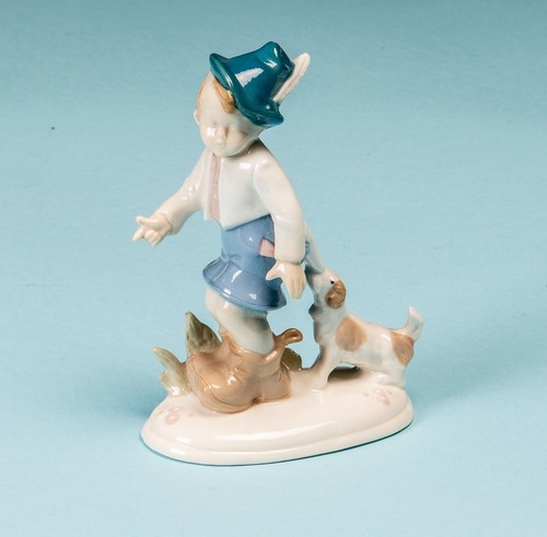 Statuina ceramica bambino - statuina,