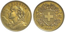 SVIZZERA - MARENGO 20 FRANCHI