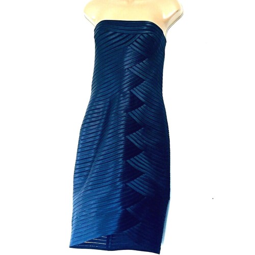 Abito bcbg maxazria raso - maxazria, blu