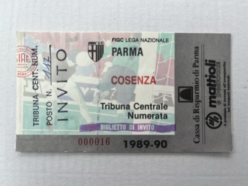 Parma cosenza biglietto calcio - biglietto,