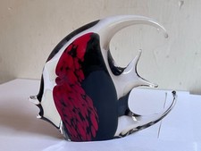 Pesce luna in vetro sommerso di Murano. Vintage anni '60/'70. V. Nason & C.