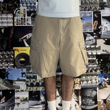 Bermuda OLD NAVY W36 IT47 Uomo Cargo Baggy Loose Fit Skater Vintage Y2k