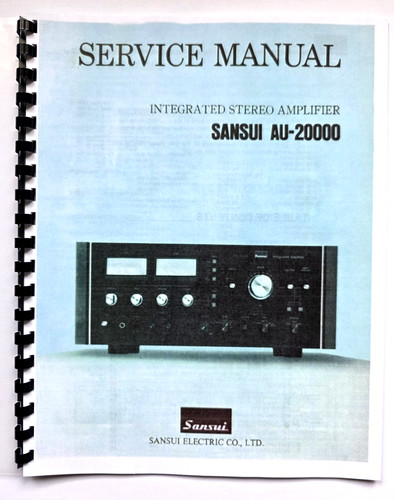 Sansui 20000 manuale di - au-20000,