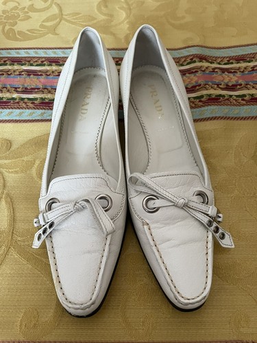 Mocassini bianchi prada - bianchi,