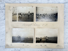 9 FOTO AZIONI AURORA-SALINE /AUR.-UMAGO FEBBRAIO 1951 ISTRIA FVG CALCIO STORICO