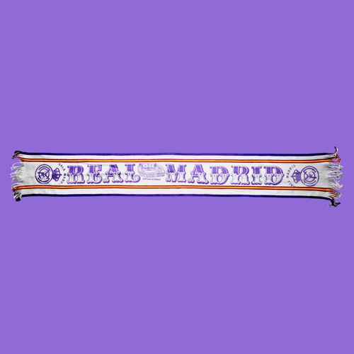 Real madrid calcio scarf - madrid, 80s