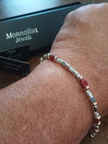 Bracciale uomo argento 925 - argento,