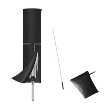 Copertura per ombrellone da giardino, antipioggia, con asta telescopica, per