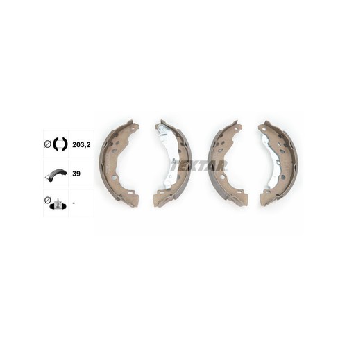 Textar 91077200 kit ganasce - textar,