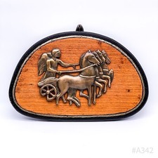 Antico murale legno con in - murale, di
