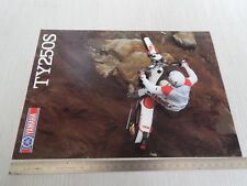 BROCHURE DEPLIANT ORIGINALE Yamaha TY 250 S prospekt