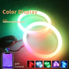 2pc 80mm cob rgb led - 2pc,