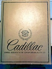 Cadillac Manuale officina 1982. Fleetwood Deville Seville Eldorado