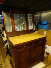 toilette mogano e specchiera