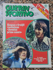 Guerin Sportivo rivista n.30-1977-Keegan-Crujiff-Poster serie A-Herrera