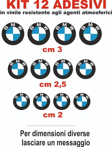 Adesivi bmw vinile prespaziati - adesivi,