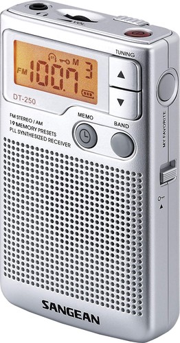 Sangean 250 radio - dt-250, am/fm