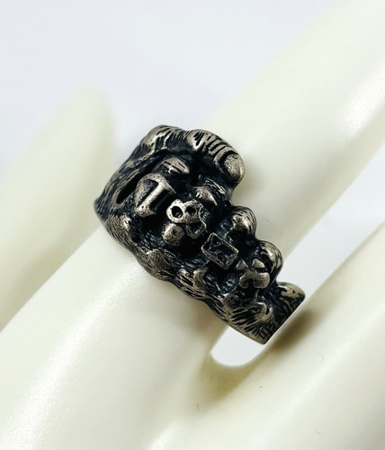 Anello argento 925 - 925, brunito