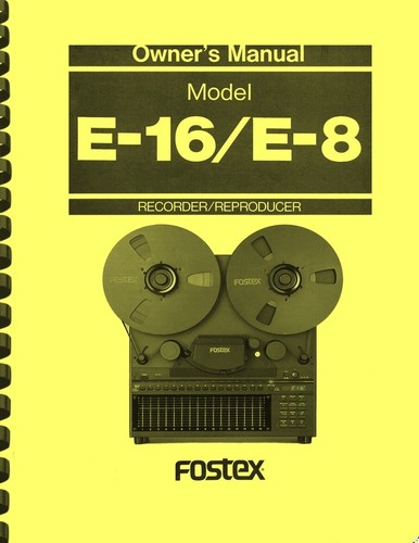 Fostex e16 8 e8 - e-16,