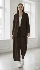 Tailleur Donna Marrone 