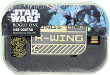 Star Wars Rogue One 8 gb USB 2.0 Dogtag USB Windows e Mac