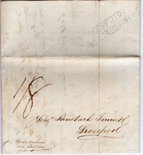 1837 3pp demerara liverpool - 1837,