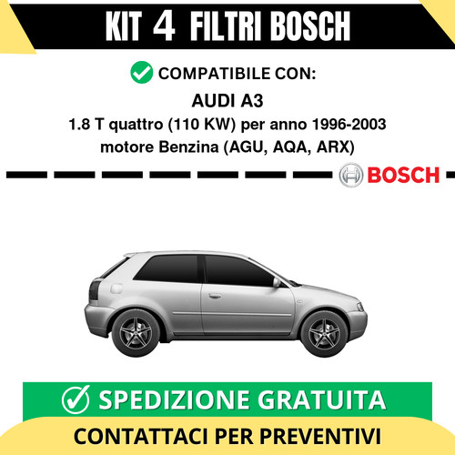 Kit bosch filtri tagliando - bosch,