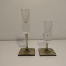 Due Portacandele in Vetro Rosenthal - Vintage Design 