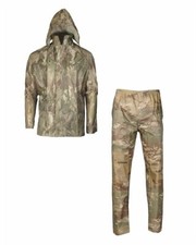 COMPLETO ANTIPIOGGIA GIACCA PANTALONI MIL-TEC MIMETICO MULTICAM