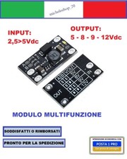 elevatore di tensione in 2-5V