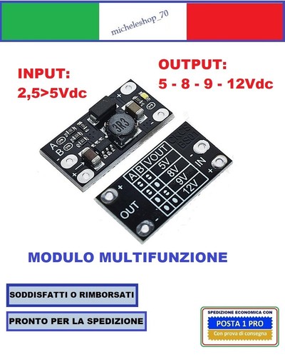 Elevatore tensione 2 5v - di, in