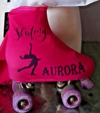 Copripattini Colore  magenta  pattinaggio  personalizzati tg M