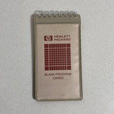 HP 41CX HP 65 HP 67 Calcolatrice 40 schede magnetiche con custodia porta carte prorgam