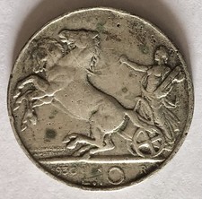 Regno d’Italia -Re V. Emanuele III - Lire 10 Argento 835/1000 - Anno 1930.